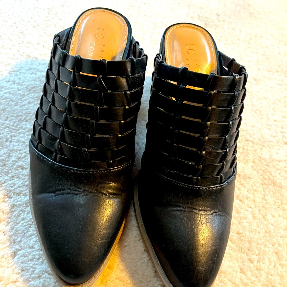 Lauren Conrad Slip On Chunk 2 1/2” Heel - Like New - Size 6 1/2